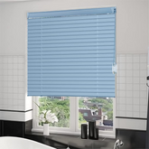 1 Inch Mini Blinds Aluminium Vinyl Slat Corded Control