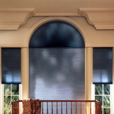 Arch Window Shades Fixed Cellular Blinds for Half Circle Window