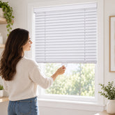 Cordless Mini Blinds 1 Inch Aluminium Slat