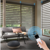Battery Motorized Zebra Blinds Smart Control