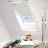 Skylight Shades 100% Blackout & Light Filtering Skylight Cellular Blinds, Cordless Honeycomb Shades