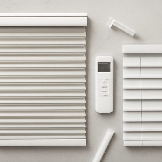 Cellular Shades: Cordless, Motorized & No-Drill Window Blinds