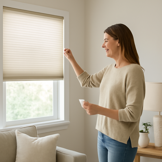 Cellular Shades: Energy-Efficient, Cordless & No Drill Options