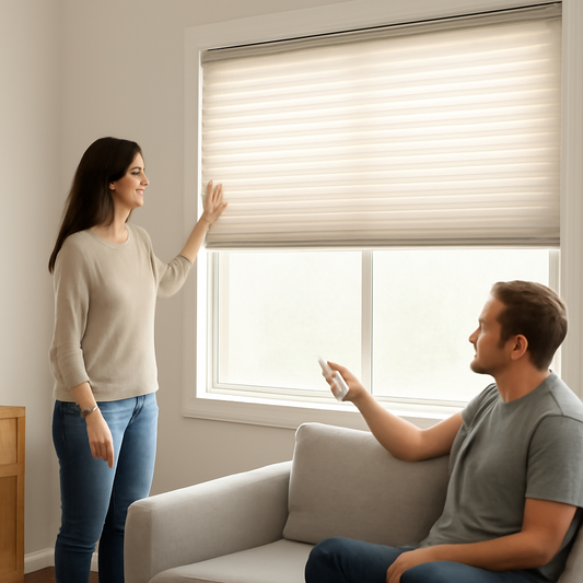 Cellular Shades: Energy Savings with Cordless & Motorized Blinds