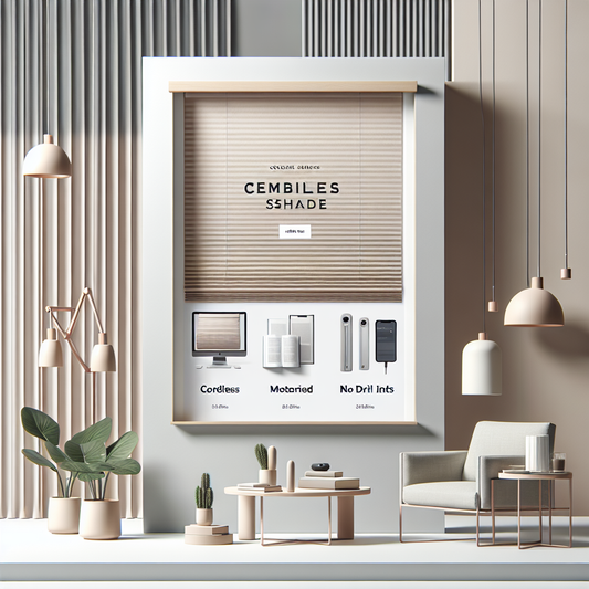 Cellular Shades for Modern Living: Cordless & Motorized Options