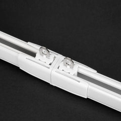 All-in-One Curtain Solution – Personalized Track and Fabric, Single/Double Options