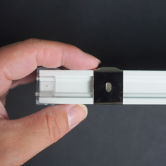 Shallow Mount Cordless Mini Blinds For Doors & Euro Windows (Min. Depth 0.7")