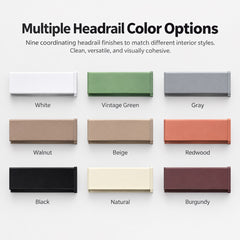 Single Cord Real Wood Blinds 2 inch Slats