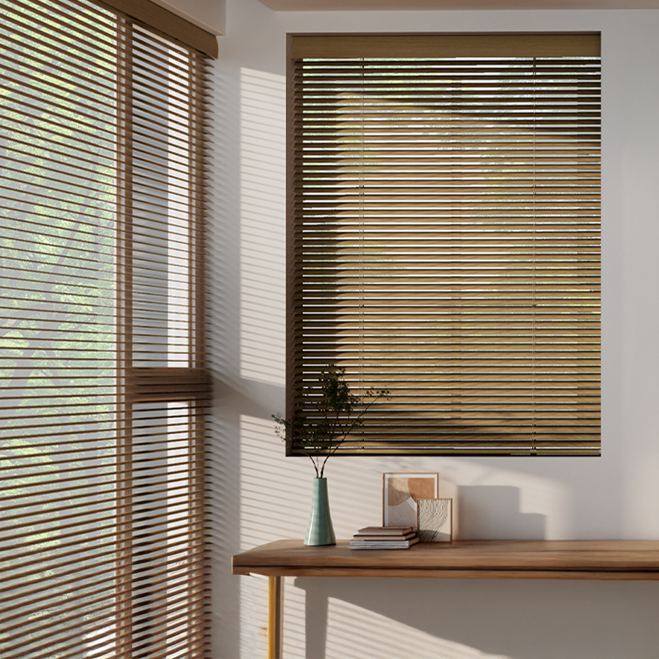 Venetian Blinds 2 inch Wooden Slats w...
