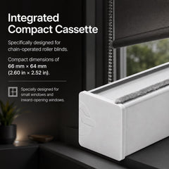 Corded Roller Shades Square Metal Valance