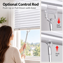 Cordless Mini Blinds 1 Inch Aluminium Slat
