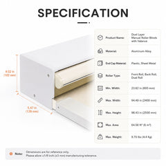 Dual Roller Shades Two Shades in One Window Corded Zebra Sheer Shades with Roller Shades