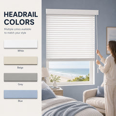 1/2 Inch Aluminum Slat Micro Mini Blinds with Corded Control