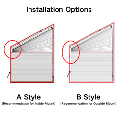 Angle Top Cellular Shades Corded