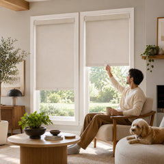 No Drill Cordless Roller Shades