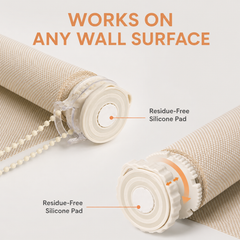 No Drill Corded Roller Shades Simple Valance