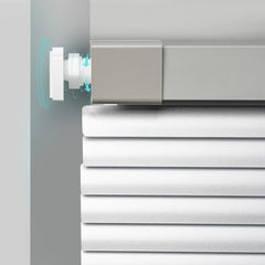 No Drill Detachable Battery Aluminum Mini Blinds