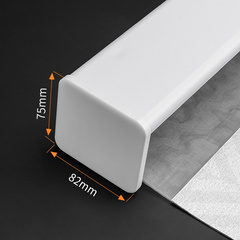 Zebra Blinds Corded Square Metal Valance