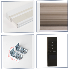 Motorized Angle Top Cellular Shades