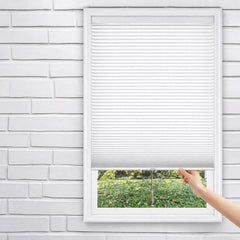 Shallow Mount Cordless Cellular Shades For Doors & Euro Windows 1 Inch Depth