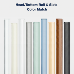 1 Inch Mini Blinds Aluminium Vinyl Slat Corded Control