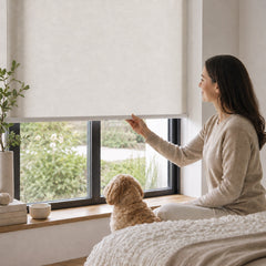 Cordless Roller Shades Metal Valance