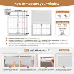 No Drill Cordless Roman Shades for Windows,Blackout Fabric Blinds for Indoor Windows