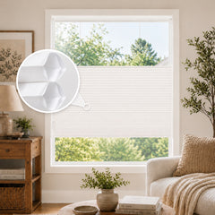 Top Down Bottom Up Double Cell Cellular Shades Dual Corded/Cordless